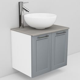 Allaskaappi ja Coast-allas Noro Flexline 5 600 mm marmoritaso eri värejä