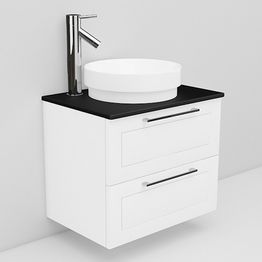 Allaskaappi ja Peak-allas Noro Flexline 15 600 mm musta taso eri värejä