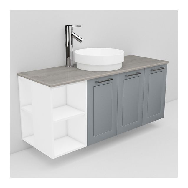 Allaskaappi ja Peak-allas Noro Flexline 140 1200 mm marmoritaso eri värejä