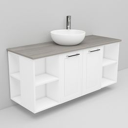 Allaskaappi ja Coast-allas Noro Flexline 149 1200 mm marmoritaso eri värejä