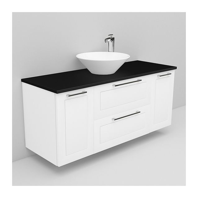 Allaskaappi ja Loop-allas Noro Flexline 158 1200 mm musta taso eri värejä