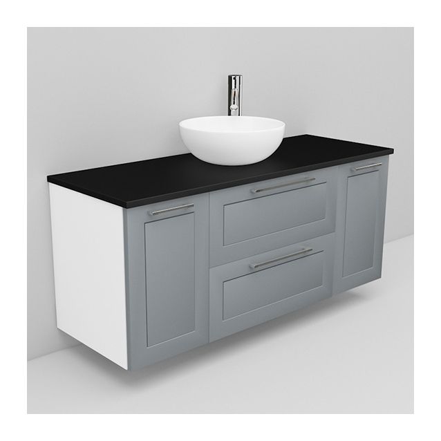 Allaskaappi ja Coast-allas Noro Flexline 160 1200 mm musta taso eri värejä