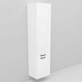 Korkea kaappi Noro Flexline 220-221 420x1650x298 mm sileä valkoinen