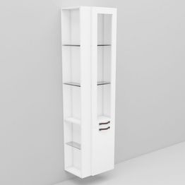 Korkea kaappi Noro Flexline 225.1 300 mm valkoinen