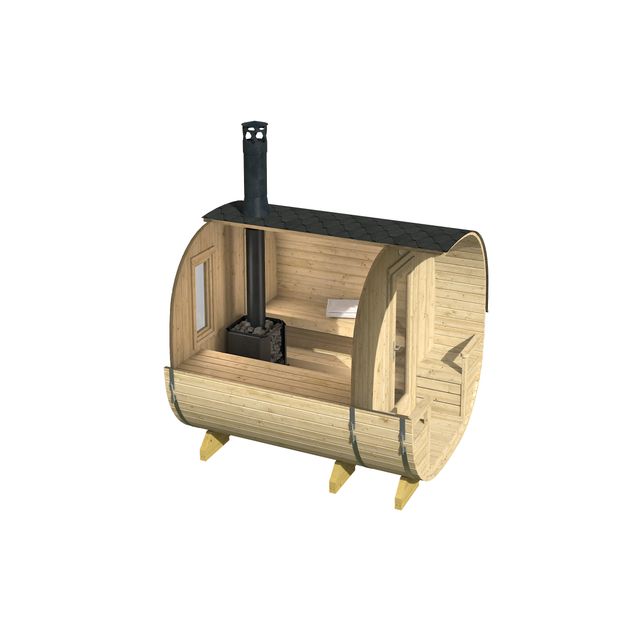 Tynnyrisauna Tene Nokia 6.4m²