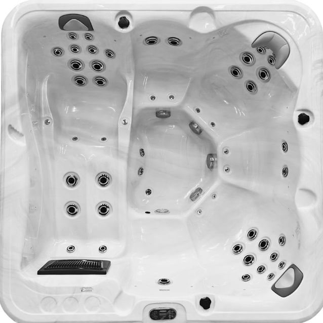 Ulkoporeallas Aresso Taranto, 6 hlöä, 54 suutinta, harmaa/valkoinen