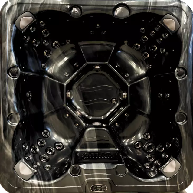 Ulkoporeallas Aresso Pizzo, 7 hlöä, 55 suutinta, harmaa/musta