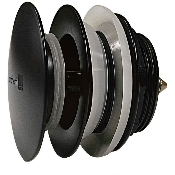 Pohjaventtiili kylpyammeelle Nordhem, pop-up, 1½", mattamusta