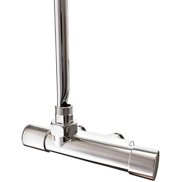 Pyyhekuivaimen venttiili Nordhem, kulma, vasen, cc60mm, kromi