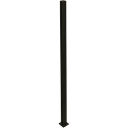 Alumiinitolppa 150 cm lasipaneelille Hortus multi, musta 158 cm