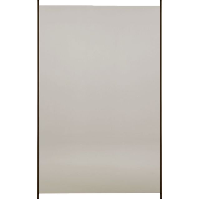 Lasipaneeli alumiinitolpille, 150 x 95 cm, musta lasi HORTUS