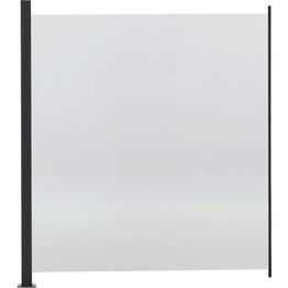 Lasipaneeliaitasetti Hortus, kirkas lasi 100x100cm, 1 moduuli (1 paneeli ja 1 tolppa 108cm)