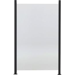 Lasipaneeliaitasetti Hortus, kirkas lasi 100x150cm, 1 moduuli (1 paneeli ja 2 tolppaa 158cm)