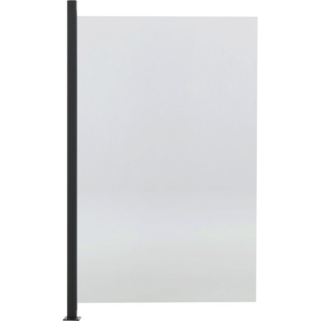 Lasipaneeliaitasetti Hortus, kirkas lasi 100x150cm, 1 moduuli (1 paneeli ja 1 tolppa 158cm)