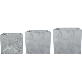 Neliöruukku art stone, Maud 270x330x370 mm muovi, eri värejä