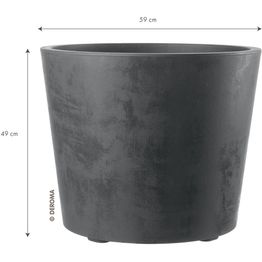 Ruukku Deroma, Millennium pyöreä pyörillä Ø590x490 mm muovi, eri värejä