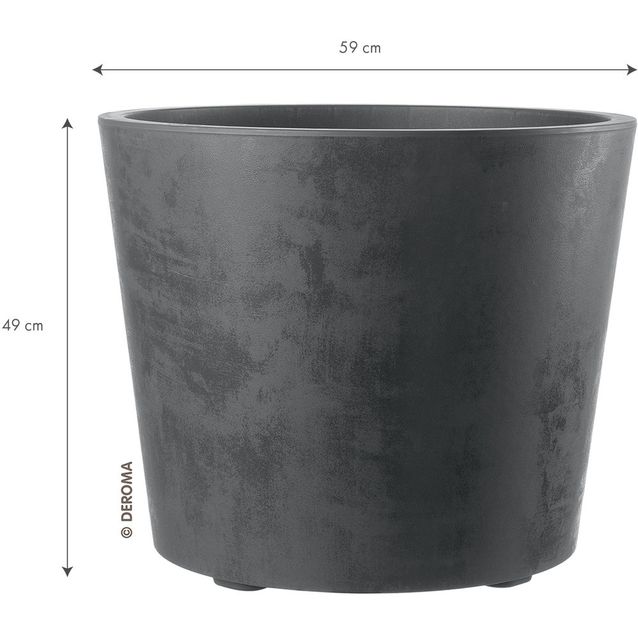 Ruukku Deroma, Millennium pyöreä pyörillä Ø590x490 mm muovi, eri värejä