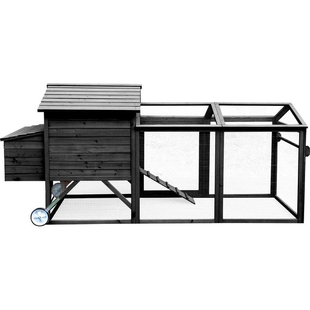 Kanakoppi Hortus, 250x80x106cm musta