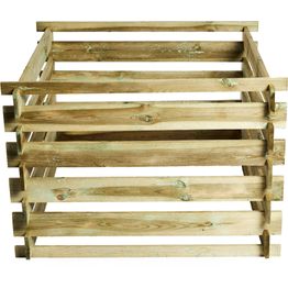 Kompostikehikko Hortus, 900x900x700 mm luonto puu