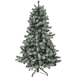 Tekojoulukuusi Nordic Winter Frost 180cm PVC LED-valoilla lumipeitteellä