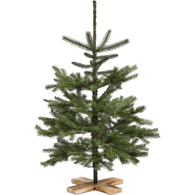 Joulukuusi Nordic Winter, PE Danish Colleciton, 100 x 65 cm puujalalla