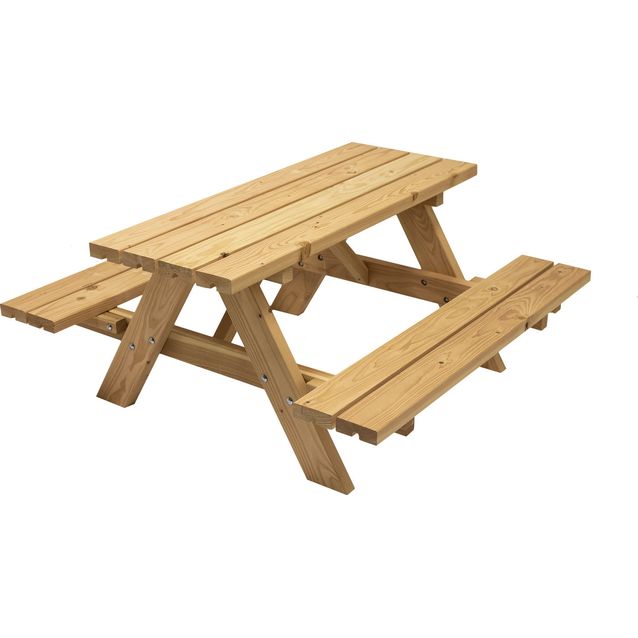 Junior-pöytä/penkkisetti 42 mm, lehtikuusi NORDIC PLAY