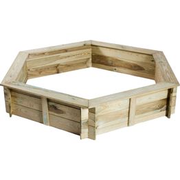 Hiekkalaatikko kuusikulmainen Nordic Play, luonto