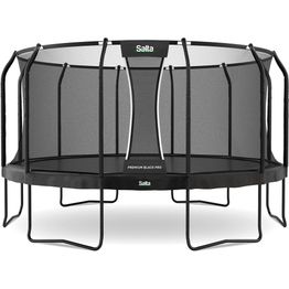 Trampoliini Salta, Premium Pro, musta, pyöreä eri kokoja