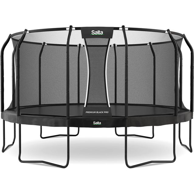 Trampoliini Salta, Premium Pro, musta, pyöreä eri kokoja