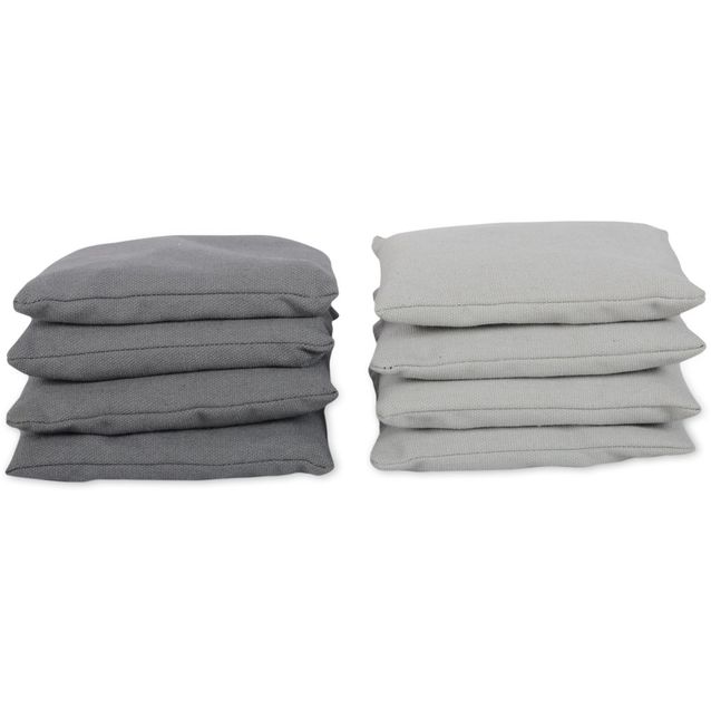 Heittopusseja Cornhole peliin Nordic Games, 150x150 mm harmaa purjekangas