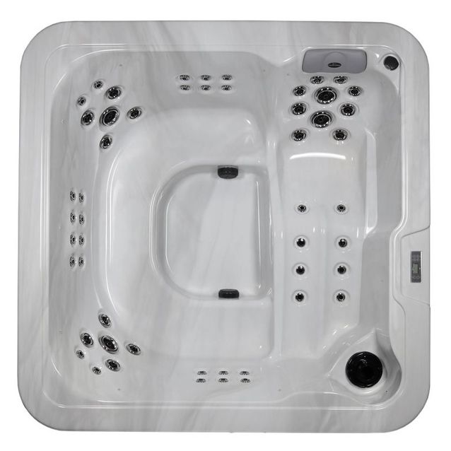 Ulkoporeallas Comfort Garden Stella, 6 hlöä, 52 suutinta, harmaa/vaalea marmori