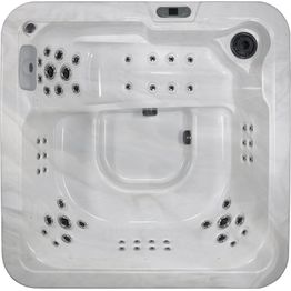 Ulkoporeallas Comfort Garden Stella, 6 hlöä, 52 suutinta, harmaa/vaalea marmori