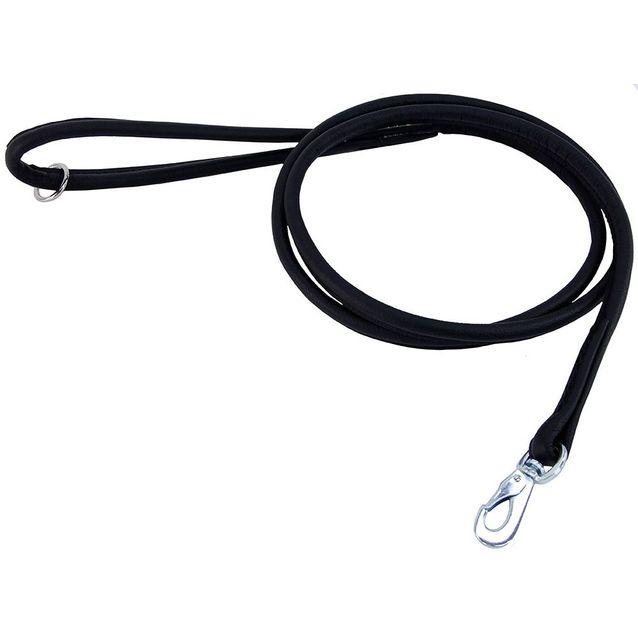 Nahkatalutin Pet First Eco pyöreä hakal  musta 1x180cm