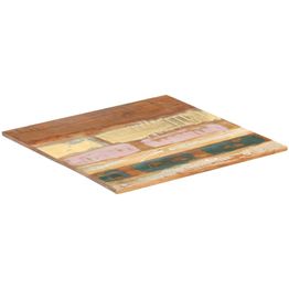 Neliönmuotoinen pöytälevy 60x60cm 15-16mm täysi kierrätyspuu