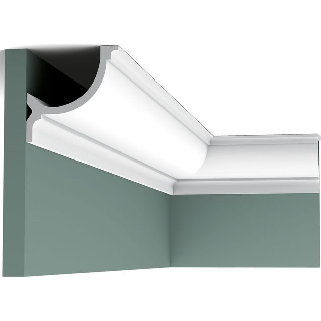 Kattolista Orac Decor C902 103x103x2000 mm polyuretaani valkoinen