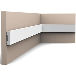 Koristelista Orac Decor SX162 10x40x2000 mm polystyreeni valkoinen