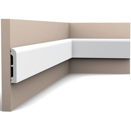 Koristelista Orac Decor SX183 13x75x2000 mm polystyreeni valkoinen