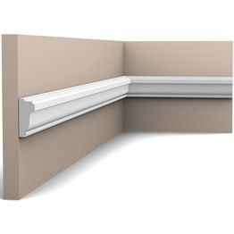 Seinälista Orac Decor PX117 15x35x2000 mm polystyreeni valkoinen