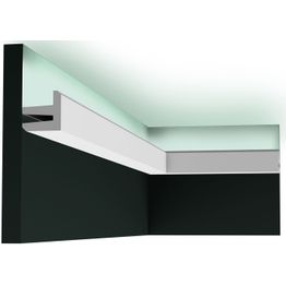 Valolista Orac Decor C380 50x50x2000 mm polyuretaani valkoinen