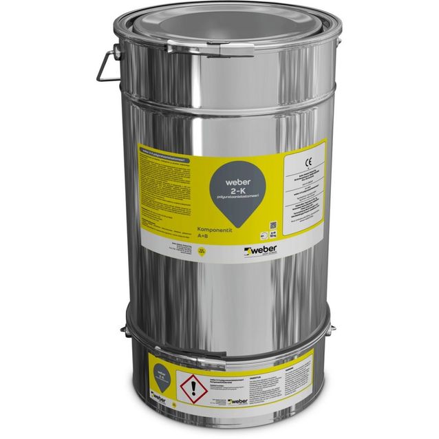 Polyuretaanielastomeeri Weber 2-K PUR 10 kg RAL7032