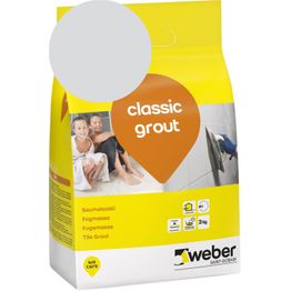 Saumalaasti Weber Classic Grout 13 Silver grey 3 kg