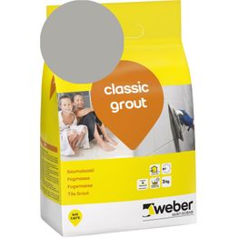 Saumalaasti Weber Classic Grout 16 Grey 3 kg