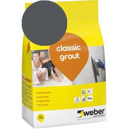 Saumalaasti Weber Classic Grout 19 Anthracite 3 kg