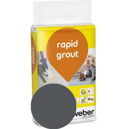 Saumalaasti Weber Rapid Grout 19 Anthracite 15 kg