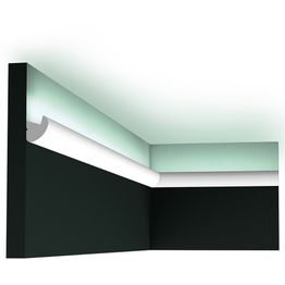 Valolista Orac CX188, 30x34x2000mm, Duropolymer, valkoinen
