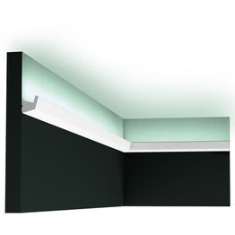 Valolista Orac CX189, 27x27x2000mm, Duropolymer, valkoinen