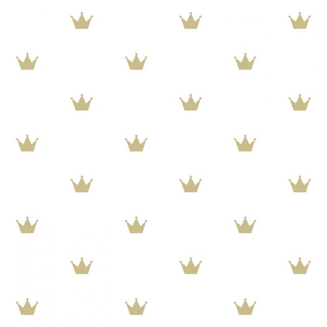 Lastenhuoneen tapetti Precious 347678, 0.53x10.5m, valkoinen