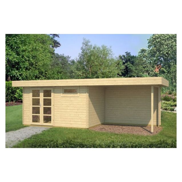 Pihamökki Tene Oriental 3 + katos, 16.8m²