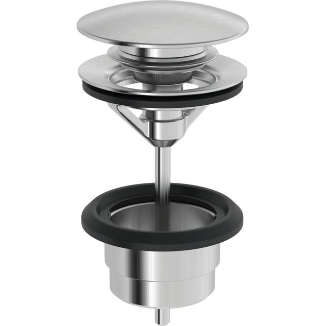 Pohjaventtiili Oras Optima Style 200061-80, harjattu teräs