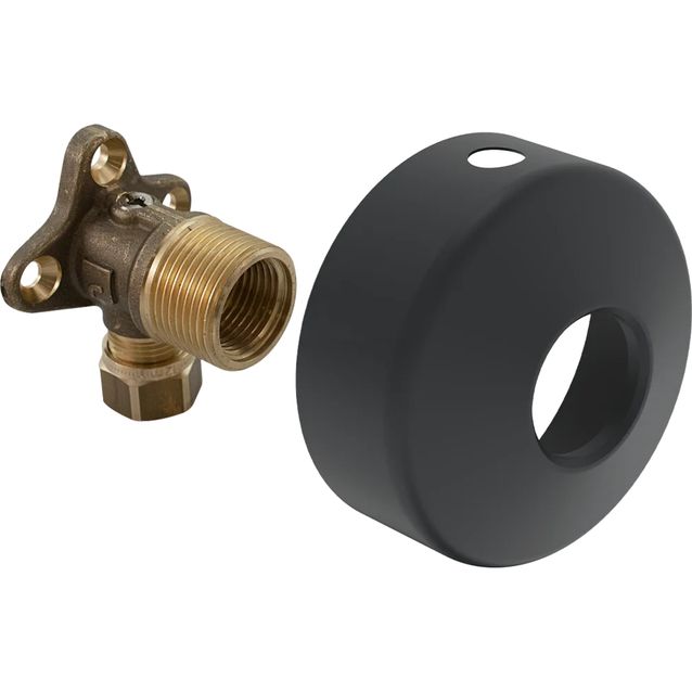 Pintakulmaliitin sululla Oras 290009-33, G3/4(1/2)-D12, mattamusta